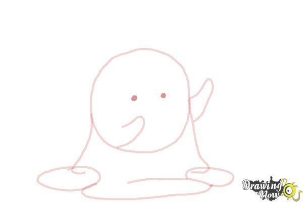 How to Draw Slime Princess from Adventure Time - Step 6