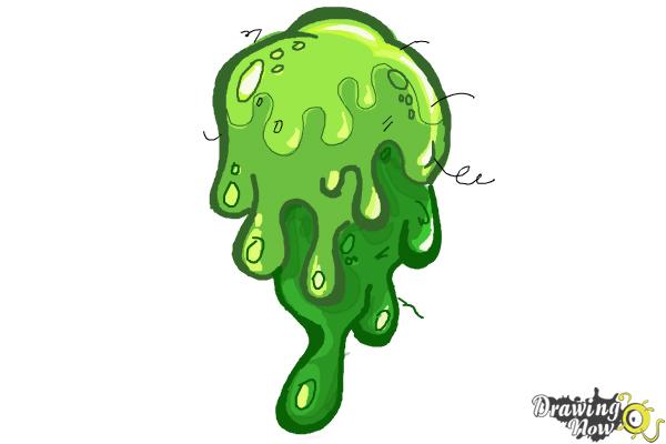 How to Draw Slime - Step 9