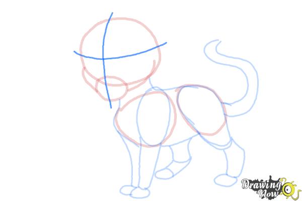 How to Draw Swiftpaw from Warrior Cats - Step 12