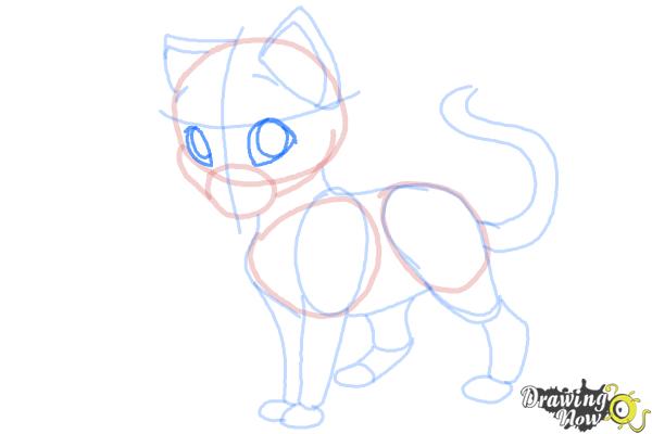 How to Draw Swiftpaw from Warrior Cats - Step 15
