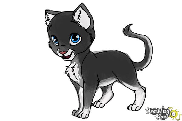 How to Draw Swiftpaw from Warrior Cats - Step 20