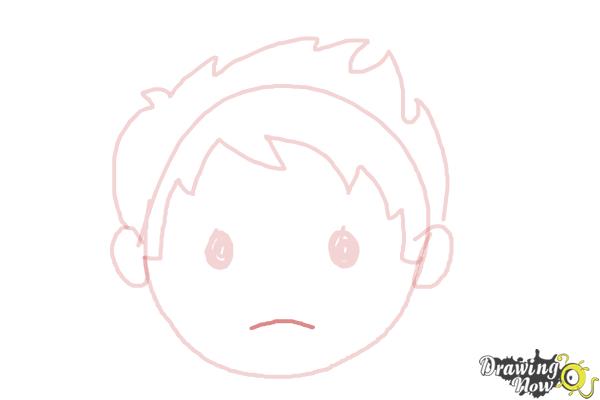 How to Draw a Sad Face - DrawingNow