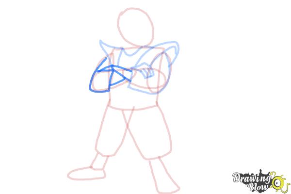 How to Draw a Samurai - Step 10