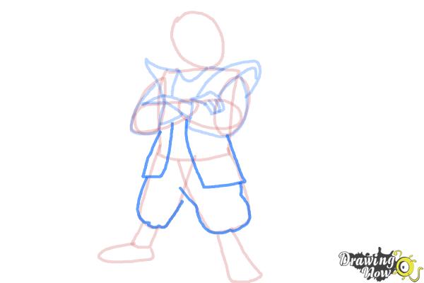 How to Draw a Samurai - Step 11