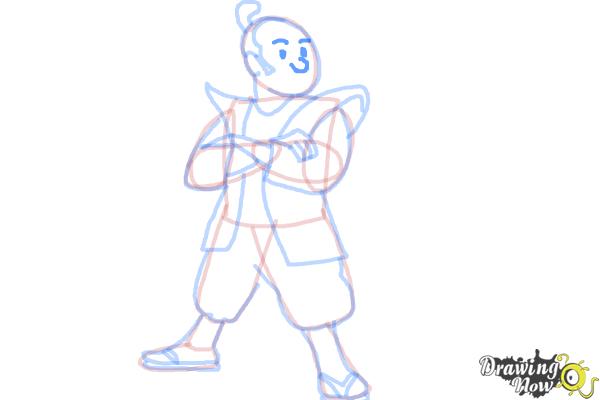 How to Draw a Samurai - Step 14