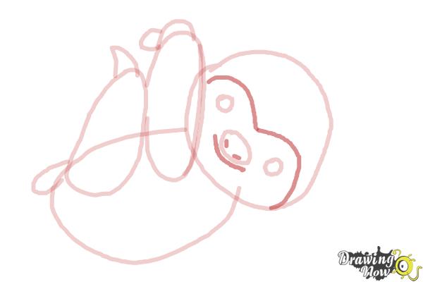 How to Draw a Sloth - Step 8