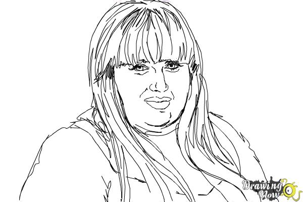 How to Draw Rebel Wilson - DrawingNow
