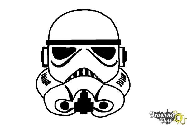 How to Draw a Stormtrooper - Step 9