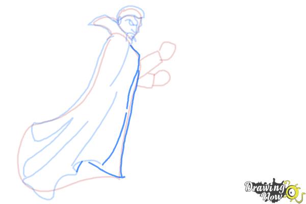 How to Draw The Phantom Of The Opera - Step 10