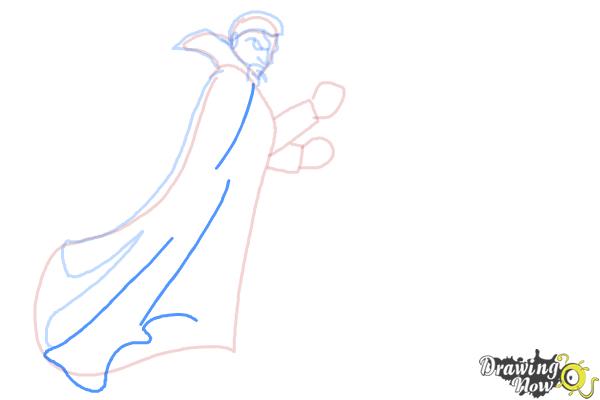 How to Draw The Phantom Of The Opera - Step 9