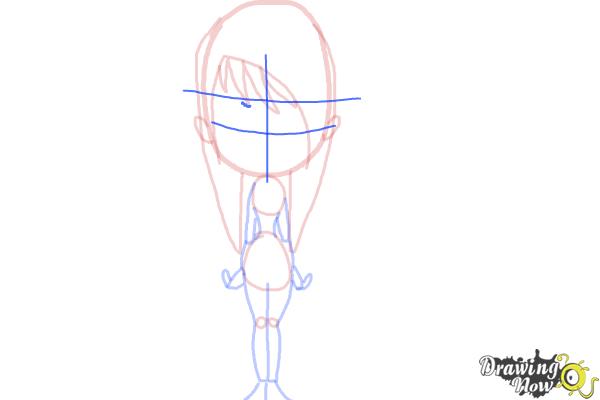 How to Draw a Vampire Girl - Step 9
