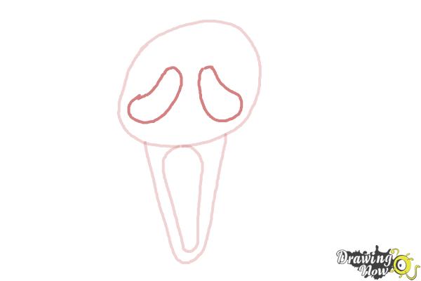 How to Draw Scream - Step 4 How to Draw Scream - Step 4
