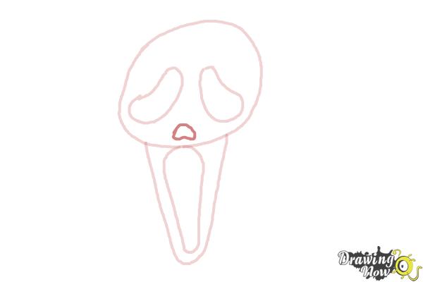 How to Draw Scream - Step 5 How to Draw Scream - Step 5