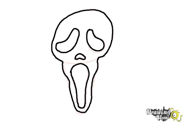 How to Draw Scream - Step 6 How to Draw Scream - Step 6