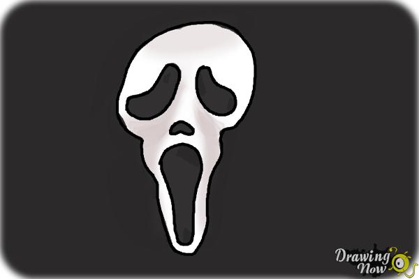 How to Draw Scream - Step 7