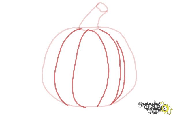 How to Draw a Pumpkin Face - DrawingNow