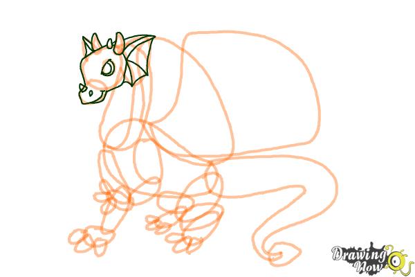 How to Draw Mythical Creatures Step by Step - Step 6