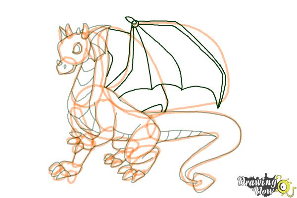 How to Draw Mythical Creatures Step by Step - Step 9