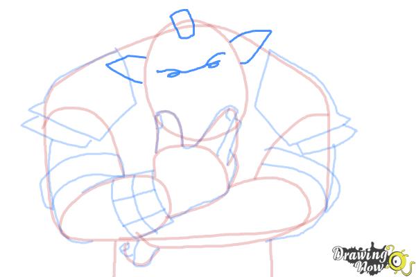 How to Draw an Ogre - Step 10