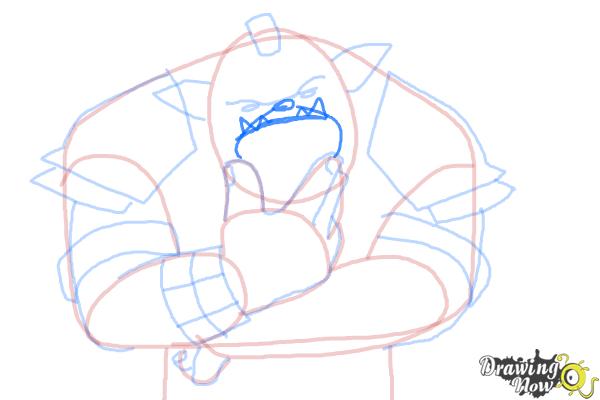 How to Draw an Ogre - Step 11