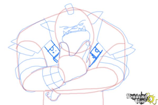 How to Draw an Ogre - Step 12