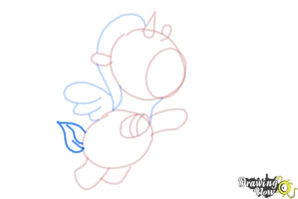 How to Draw a Unicorn For Kids - Step 10