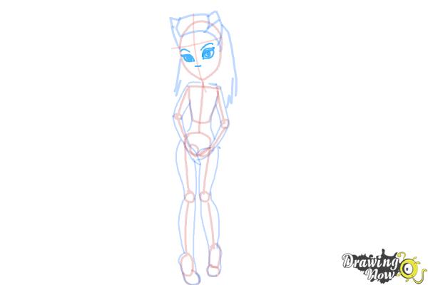 How to Draw Cat Tastrophe, Toralei Stripe - Step 10 How to Draw Cat Tastrophe, Toralei Stripe - Step 10