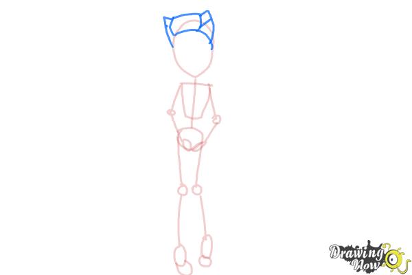 How to Draw Cat Tastrophe, Toralei Stripe - Step 6 How to Draw Cat Tastrophe, Toralei Stripe - Step 6