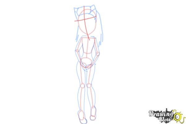 How to Draw Cat Tastrophe, Toralei Stripe - Step 9
