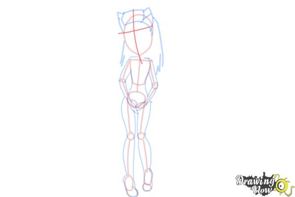 How to Draw Cat Tastrophe, Toralei Stripe - Step 9 How to Draw Cat Tastrophe, Toralei Stripe - Step 9