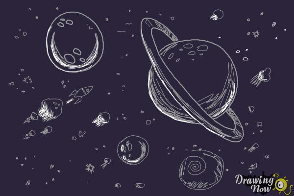 How To Draw Space Drawingnow