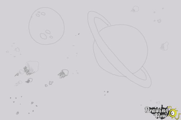 How to Draw Space - Step 7