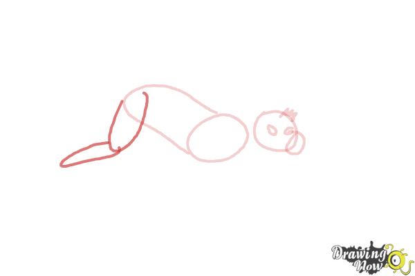 How to Draw a Spider Monkey - Step 5