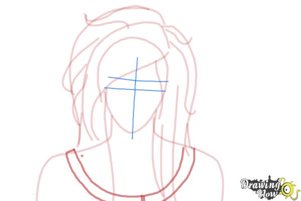 How to Draw a Scene Girl - Step 6