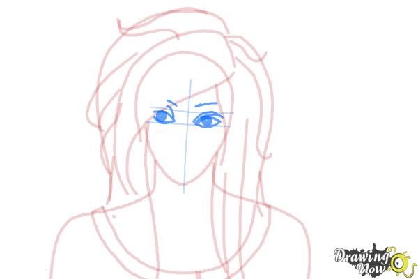 How to Draw a Scene Girl - Step 7