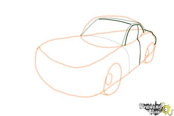 How to Draw a Nissan Skyline - Step 6
