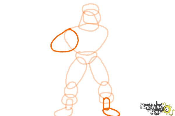 How to Draw a Superhero - Step 7