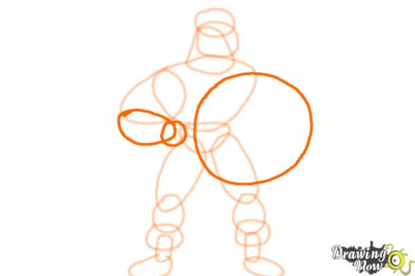 How to Draw a Superhero - Step 8