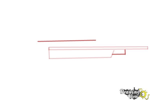 How to Draw a Sniper - Step 3 How to Draw a Sniper - Step 3