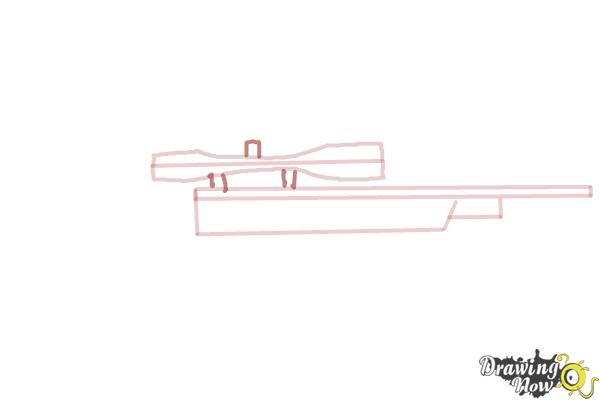 How to Draw a Sniper - Step 5