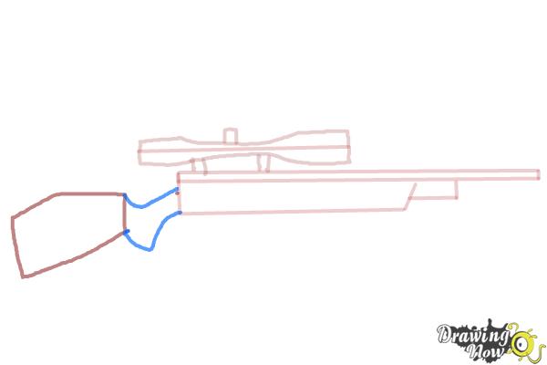 How to Draw a Sniper - Step 6