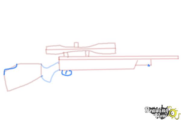 How to Draw a Sniper - Step 7