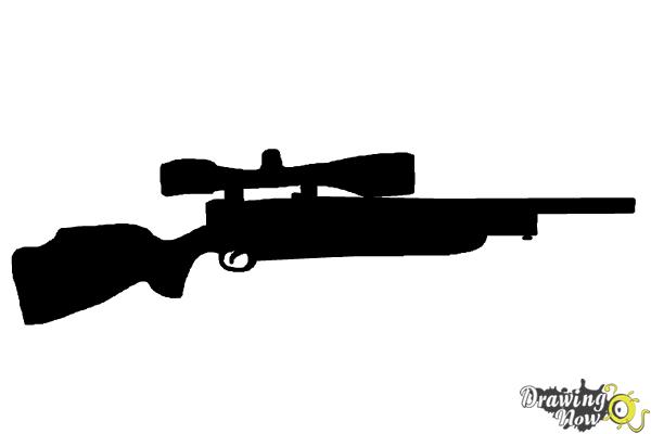 How to Draw a Sniper - Step 9