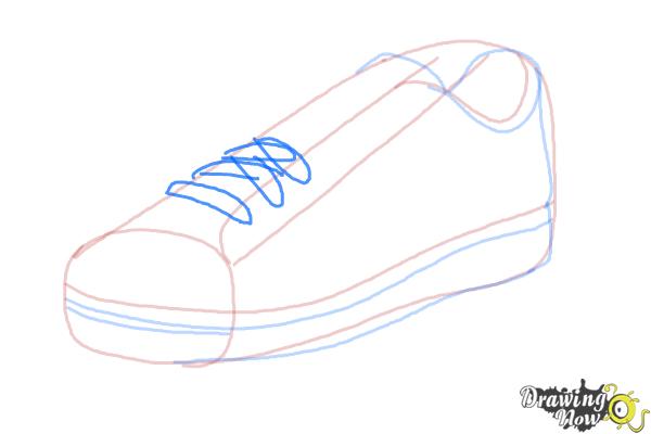 How to Draw Sneakers - Step 7