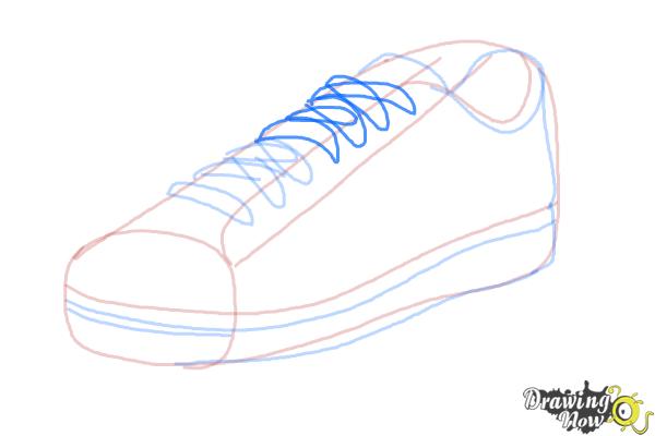 How to Draw Sneakers - Step 8
