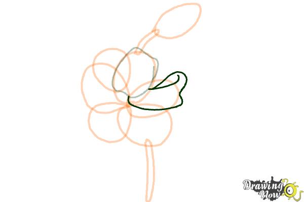 How to Draw a Tiger Lily - Step 4