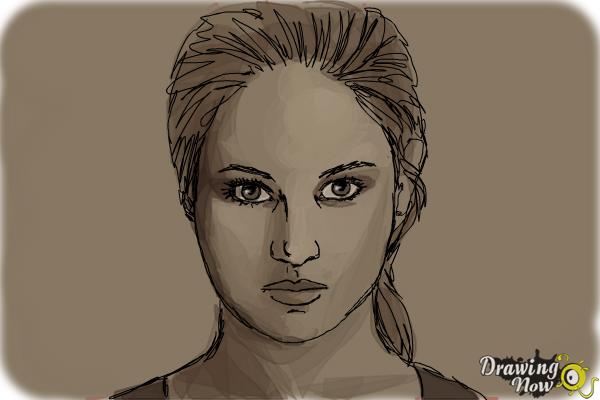 How to Draw Tris Prior, Beatrice from Divergent - DrawingNow