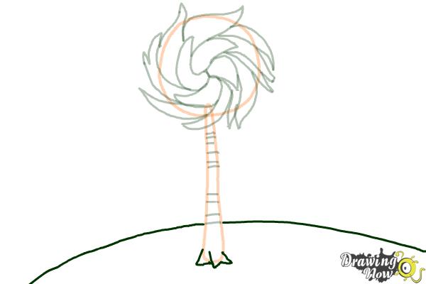 How to Draw a Truffula Tree - Step 10