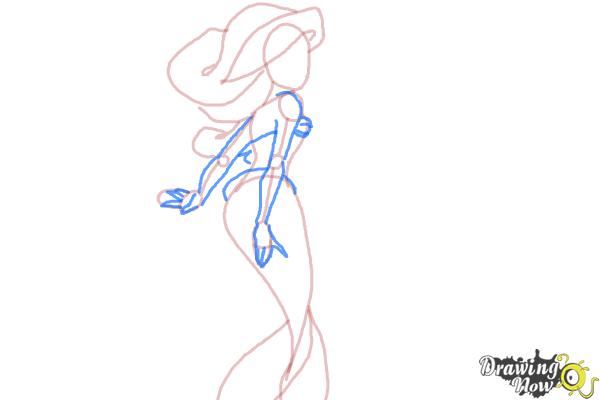 How to Draw The Little Mermaid - Step 6