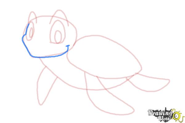 How to Draw a Tortoise - Step 8